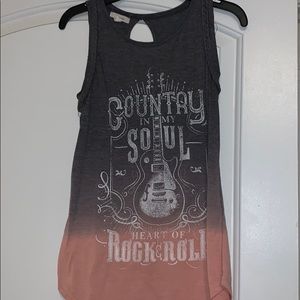 Maurices XS ombré tank top